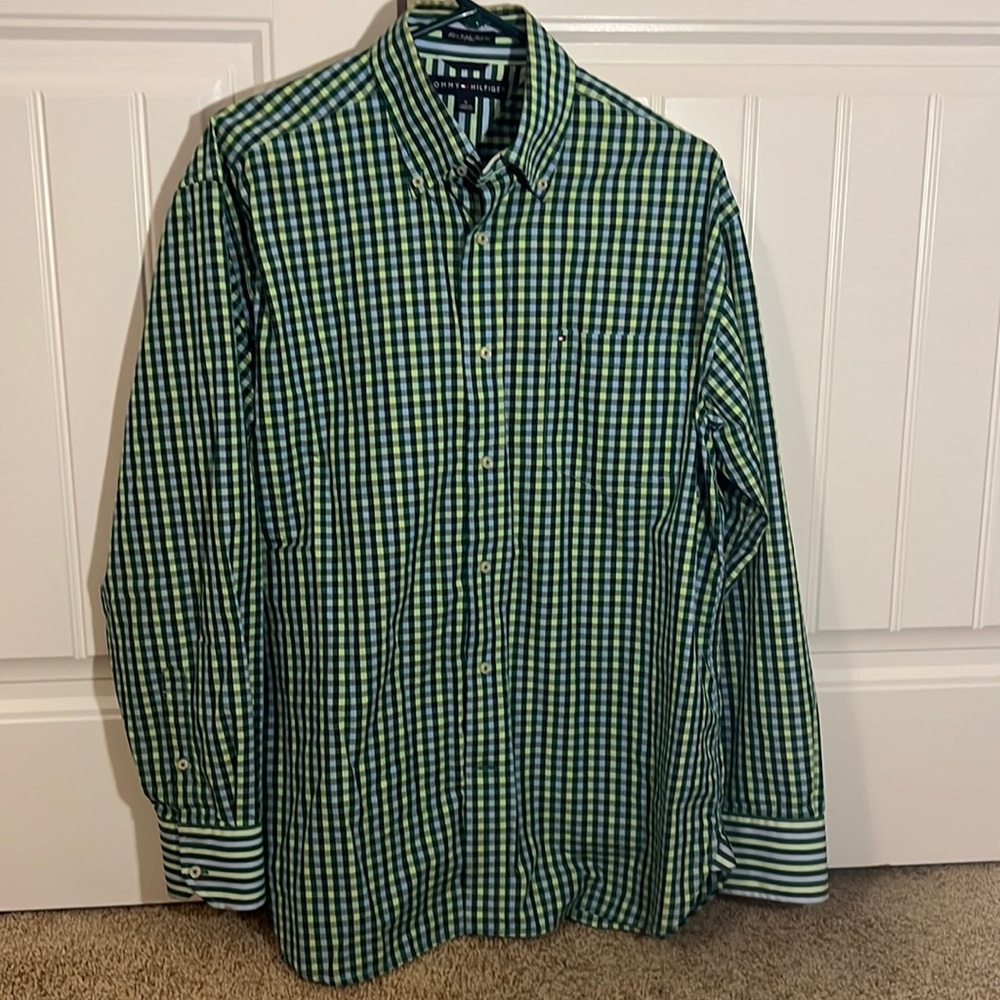 Tommy Hilfiger Long Sleeve Green Short Medium